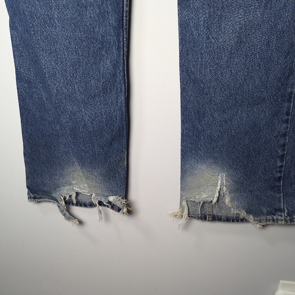 Levi Strauss & Co. 517 boot cut 36x30 men's denim Jeans 100% cotton made in USA - Picture 5 of 8